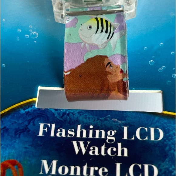 Disney The Little Mermaid Flashing LCD Watch New In Packaging - Picture 6 of 9